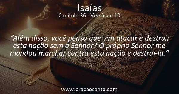 Isaías 36:10