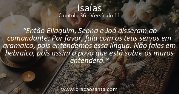 Isaías 36:11