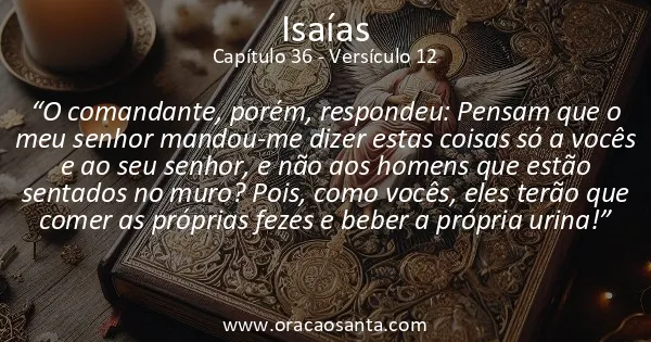 Isaías 36:12