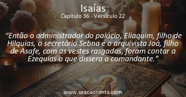 Isaías 36:22