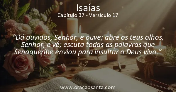 Isaías 37:17