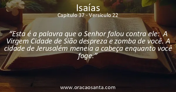 Isaías 37:22