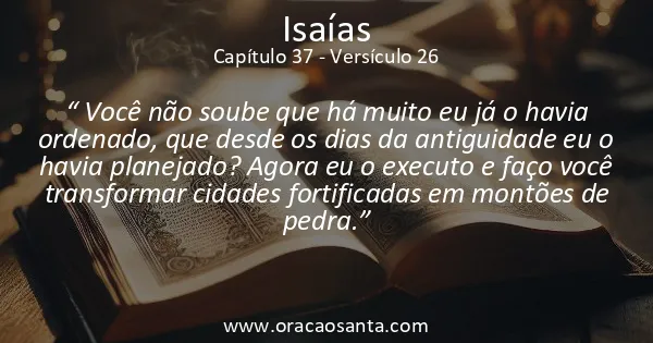 Isaías 37:26