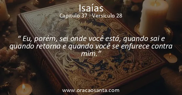 Isaías 37:28