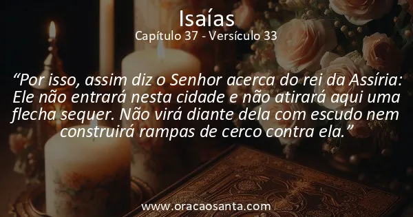 Isaías 37:33
