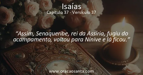 Isaías 37:37
