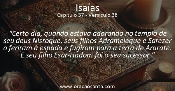 Isaías 37:38