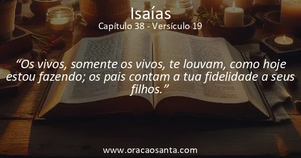Isaías 38:19