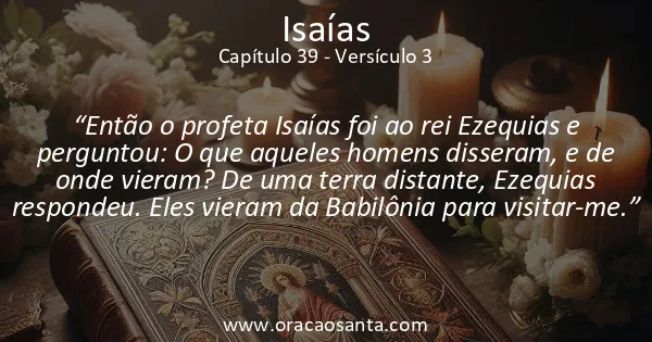 Isaías 39:3