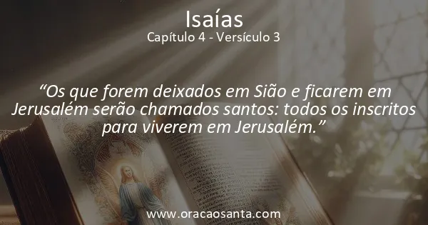 Isaías 4:3