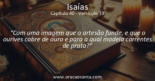 Isaías 40:19