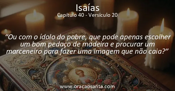 Isaías 40:20