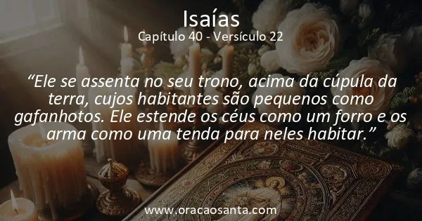 Isaías 40:22