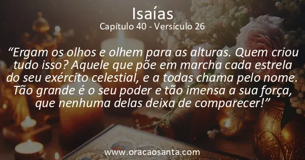 Isaías 40:26