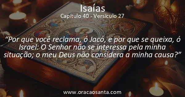Isaías 40:27
