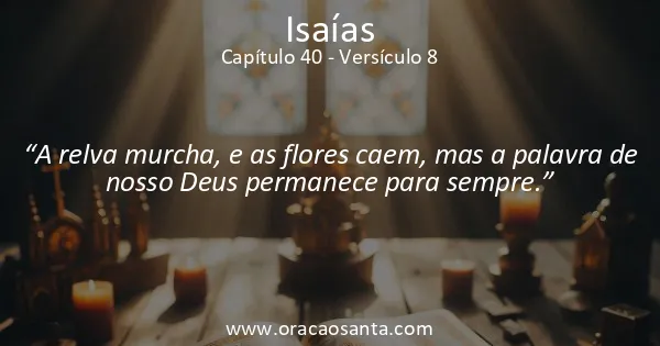 Isaías 40:8