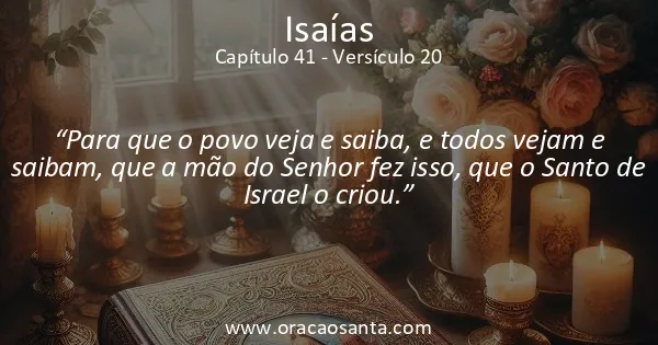 Isaías 41:20