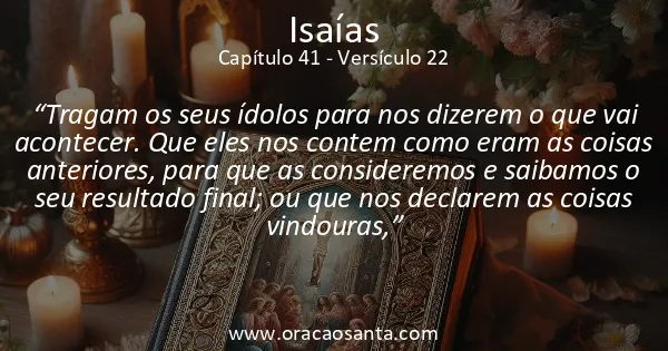Isaías 41:22