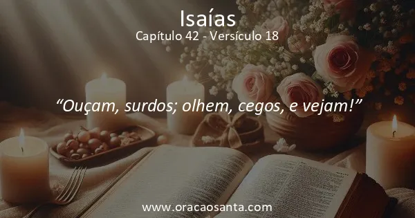 Isaías 42:18