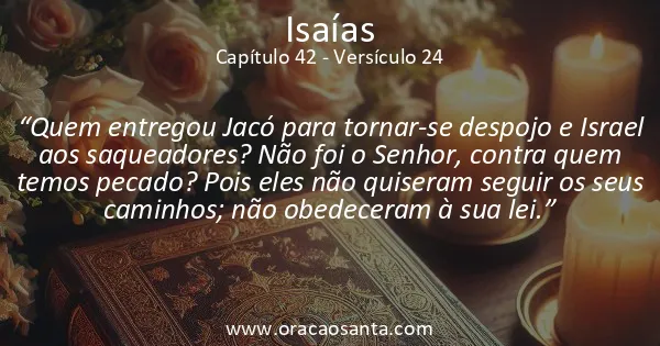 Isaías 42:24