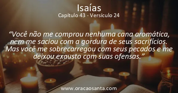 Isaías 43:24