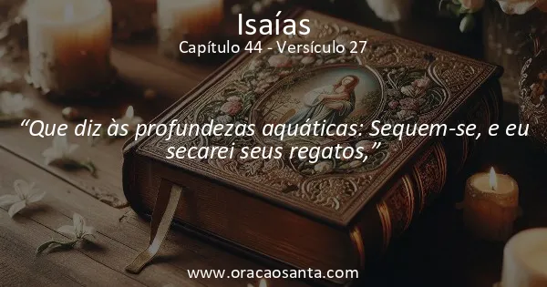 Isaías 44:27