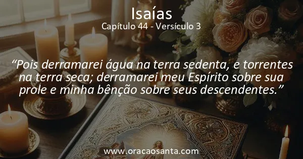 Isaías 44:3