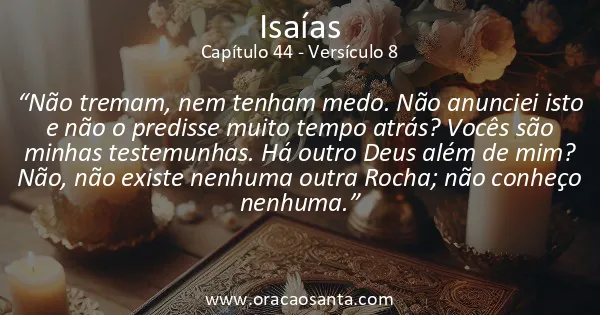 Isaías 44:8