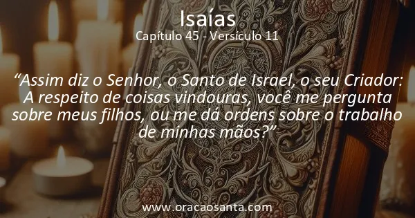 Isaías 45:11