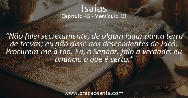 Isaías 45:19