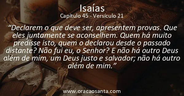 Isaías 45:21