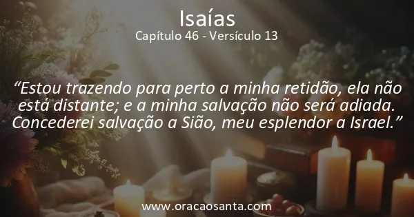 Isaías 46:13