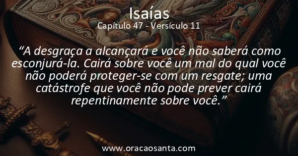 Isaías 47:11