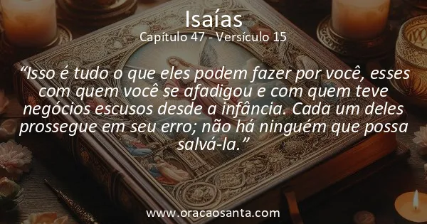 Isaías 47:15