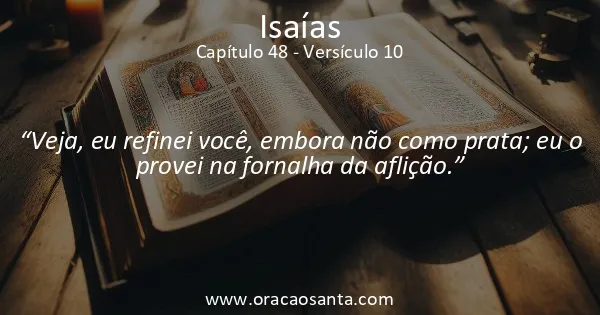 Isaías 48:10
