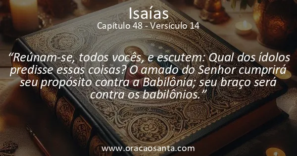 Isaías 48:14