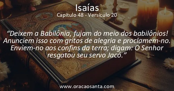 Isaías 48:20