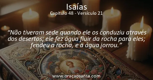 Isaías 48:21