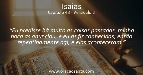 Isaías 48:3