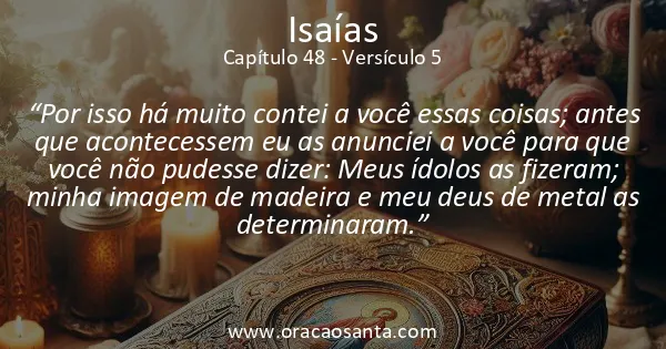 Isaías 48:5