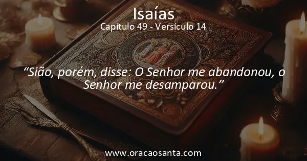 Isaías 49:14