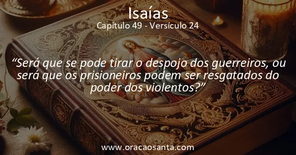 Isaías 49:24
