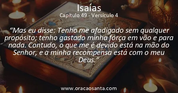 Isaías 49:4