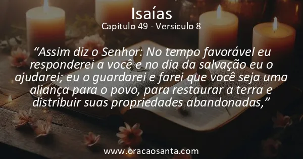 Isaías 49:8