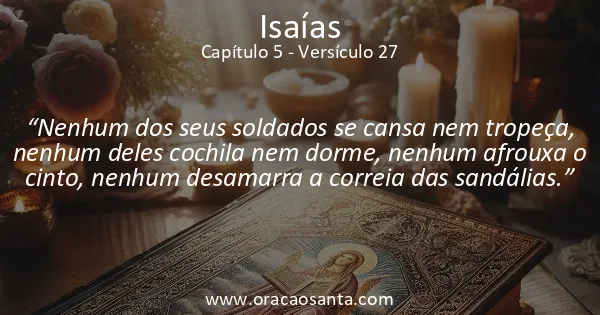 Isaías 5:27