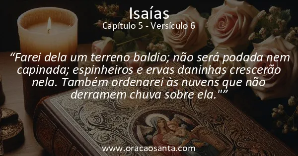 Isaías 5:6