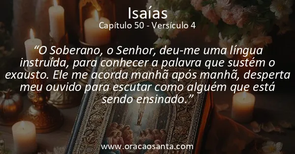 Isaías 50:4