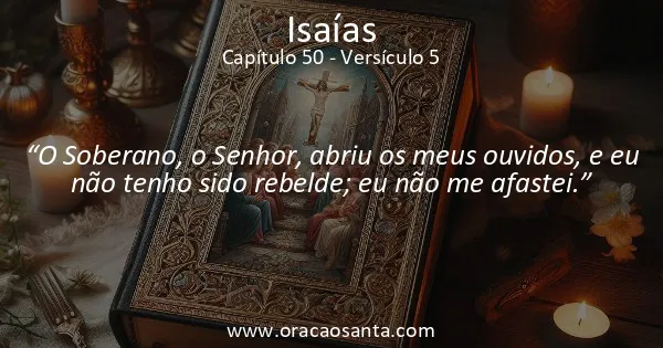 Isaías 50:5
