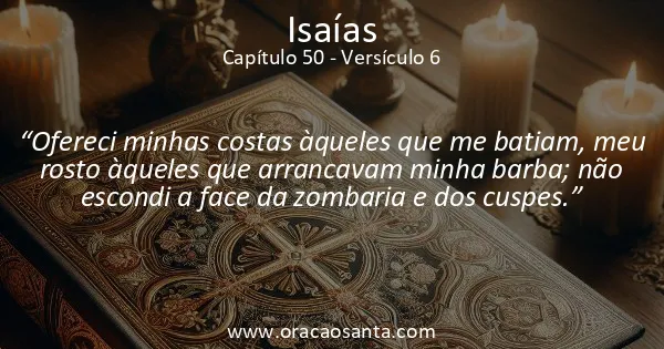 Isaías 50:6