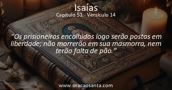 Isaías 51:14